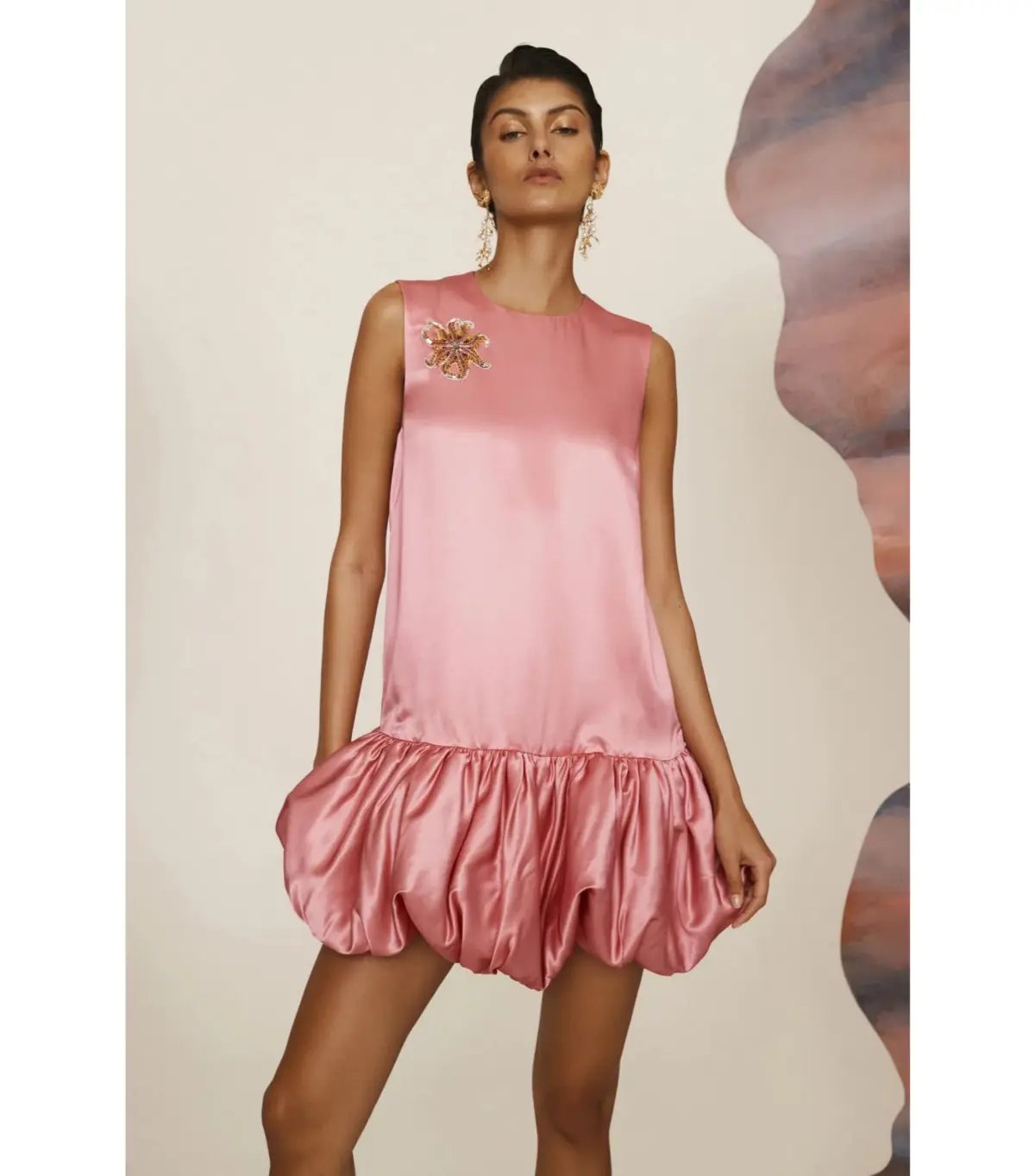 Alémais Neptuna Mini Dress Pink Size 4 photo 2