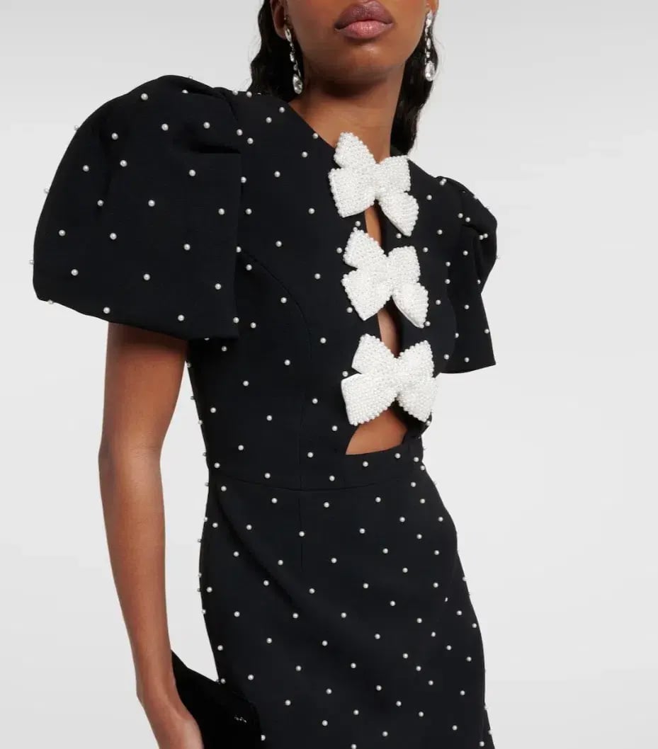 Rebecca Vallance Veronica Mini Dress Black Size AU 14 photo 3
