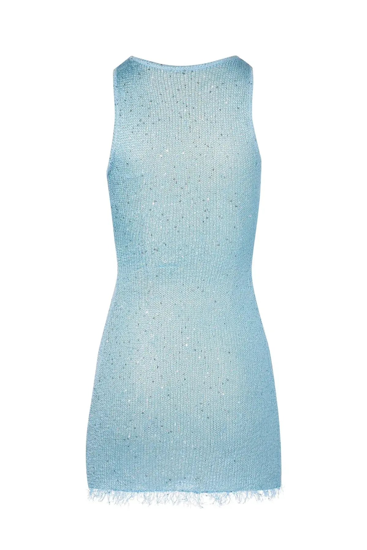 Asta Resort Natalia Mini Dress Baia Blue Sequin Size S / AU 8 photo 4