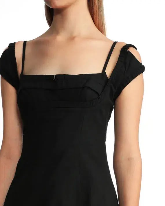 Jacquemus La Robe Kibo Dress Black Size 10 photo 2