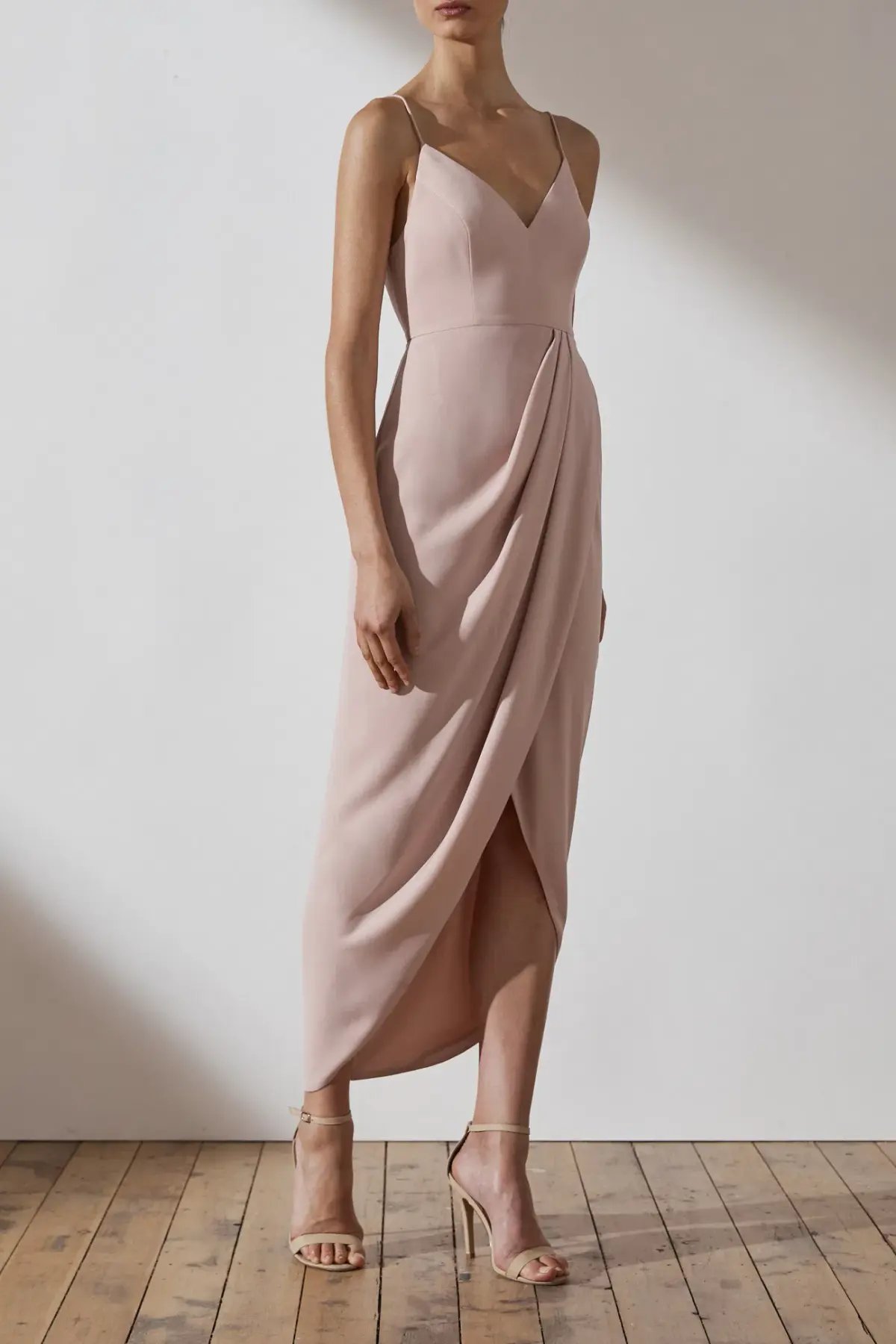 Shona Joy Samantha Core Cocktail Dress in Ballet Pink Size 10 photo 2