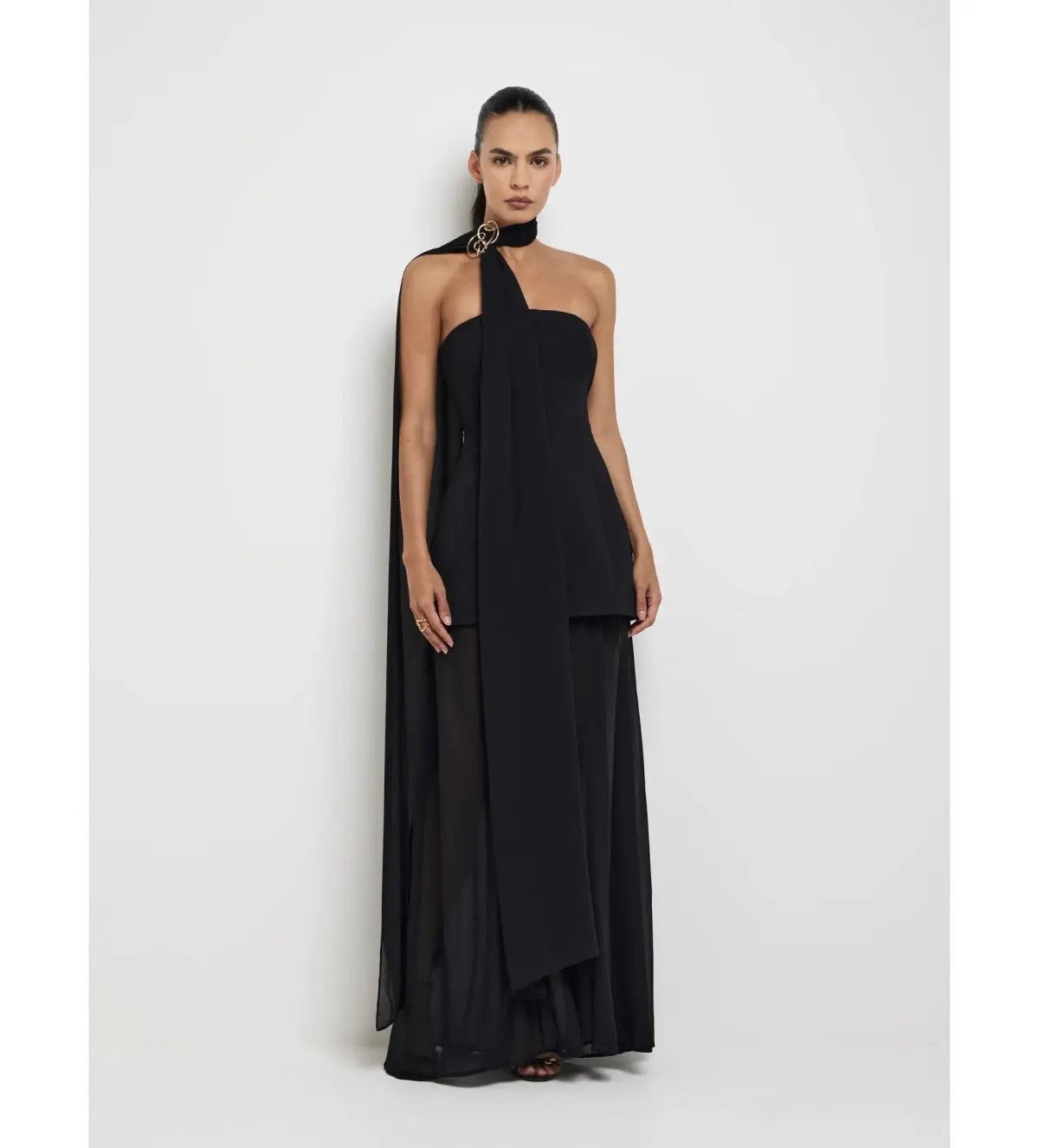 Sheike Marissa Maxi Dress Black Size AU 8 photo 2
