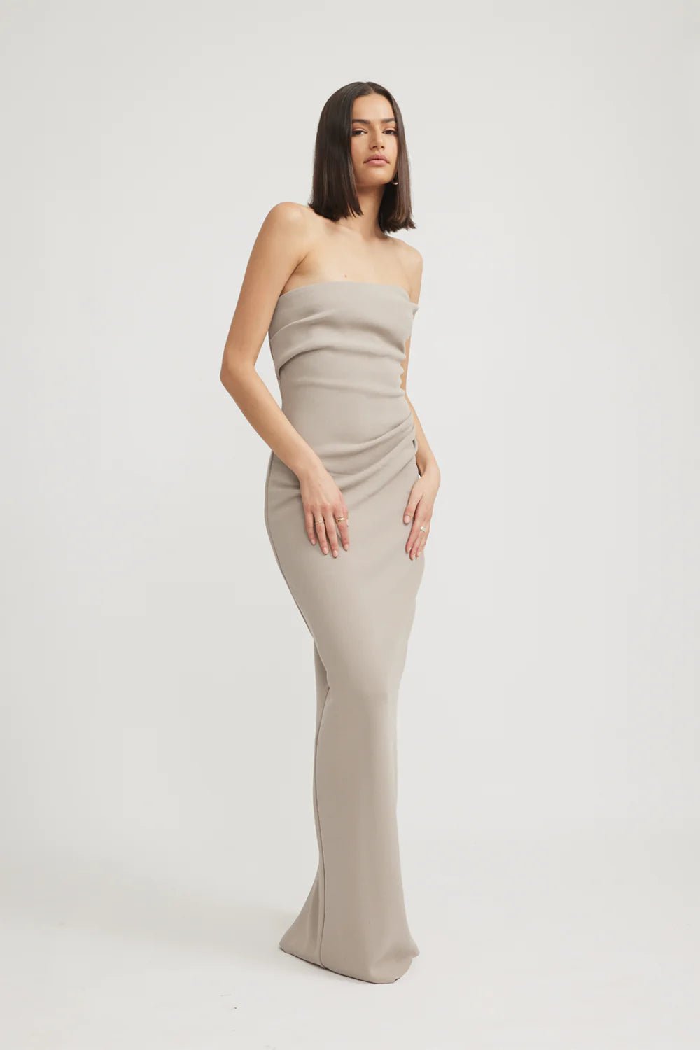 TOJHÀ DESIREE DRESS - STONE photo 2