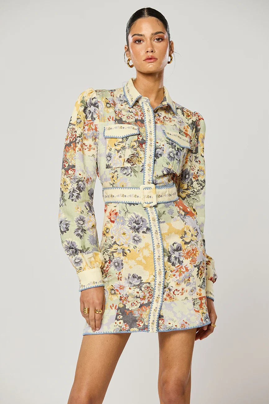 Winona Genovia Short Dress - Print photo 4
