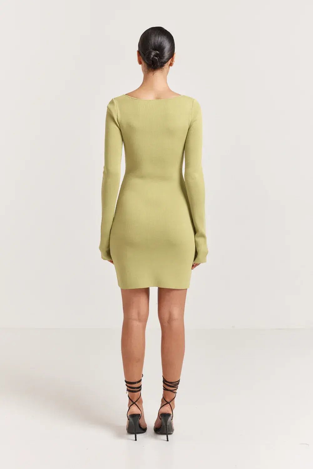 Henne Baronia Mini Dress Green Size 10 photo 3