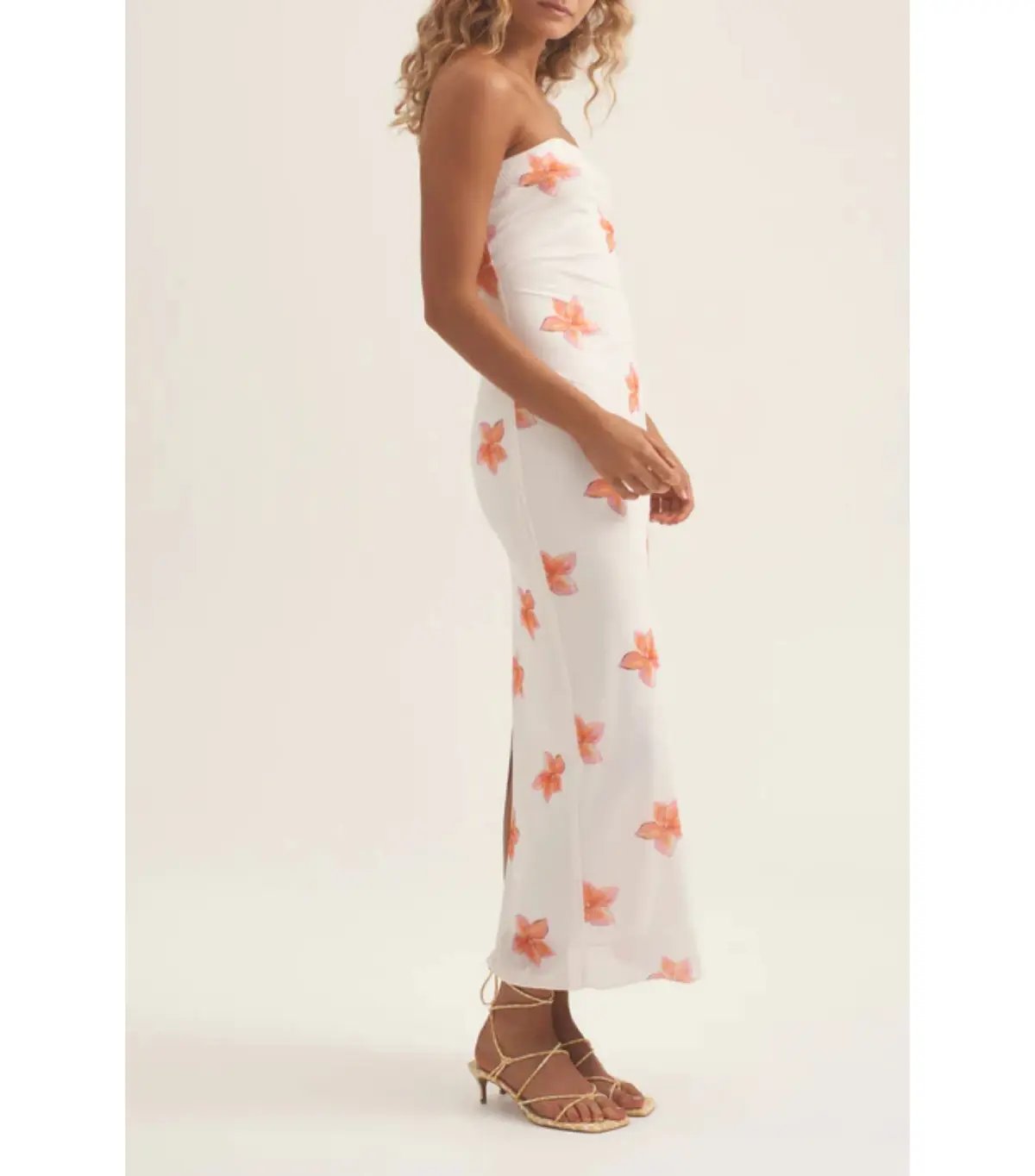Ownley Petra Midi Dress Frangipani Size AU 8 photo 4