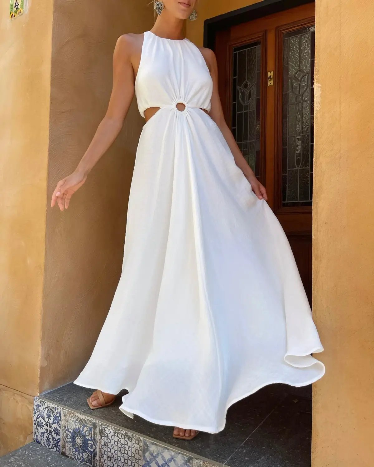Sheike Gallery Dress White Size 16 photo 2