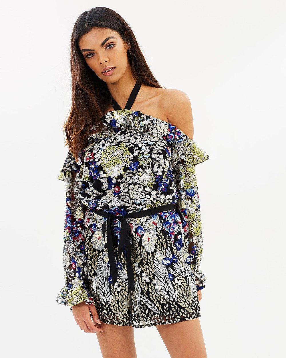 Ministry of Style Gardenia Romper Embroidered lace Size 10 photo 2