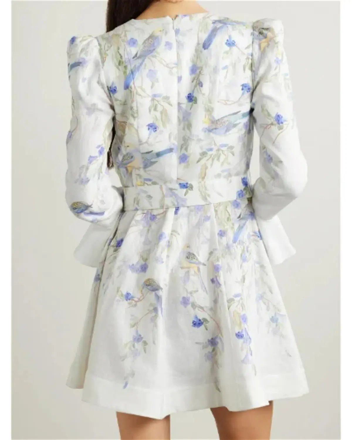 Zimmermann Nutura Mini Dress Blue Birds Size 3 / AU 14 photo 2