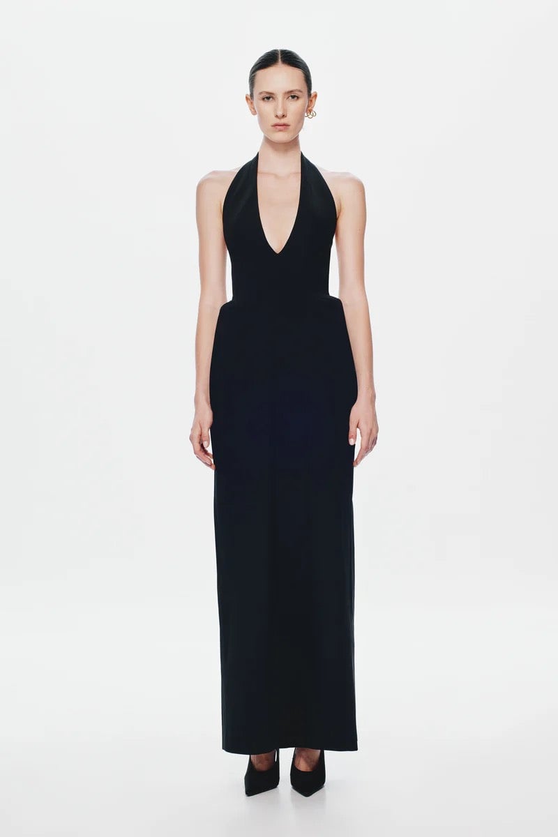 Misha Collection Delta Suiting Dress - Black photo 3