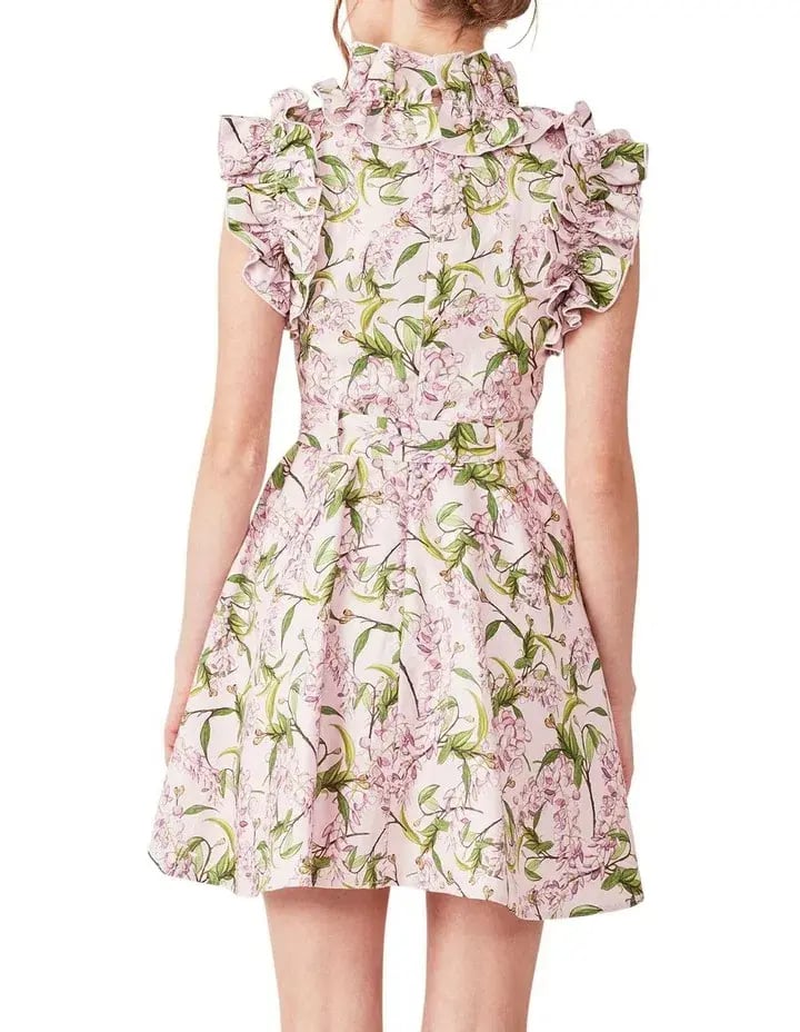 Torannce Sedgwick Mini Dress Floral Size 6 photo 3