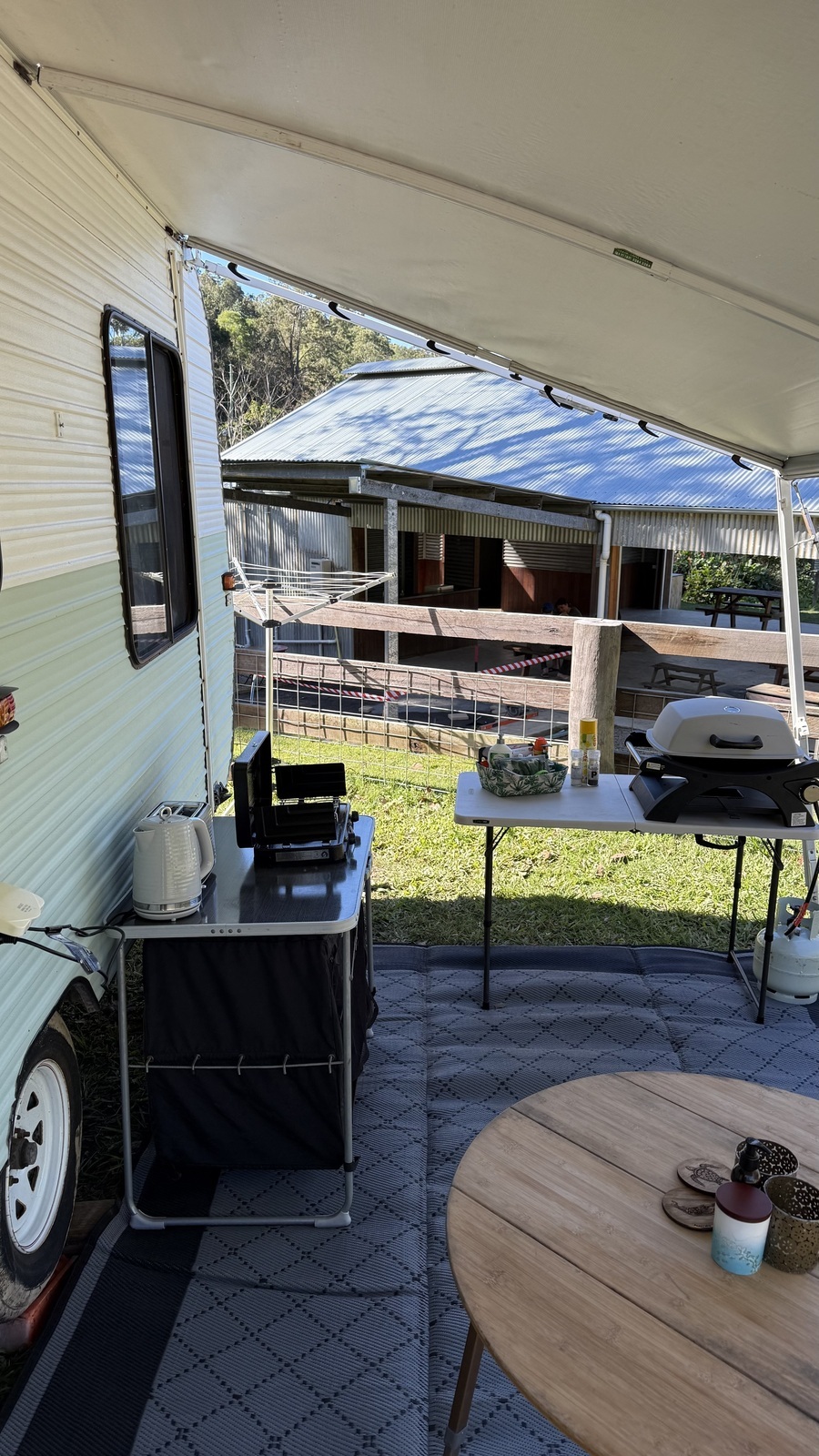 Hire 'Joie' for a relaxing Caravan experience photo 13