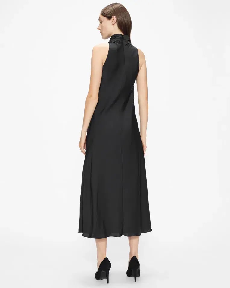 Ted Baker Joiya Cowl Neck Dress Black Size 2/AU 8 photo 2