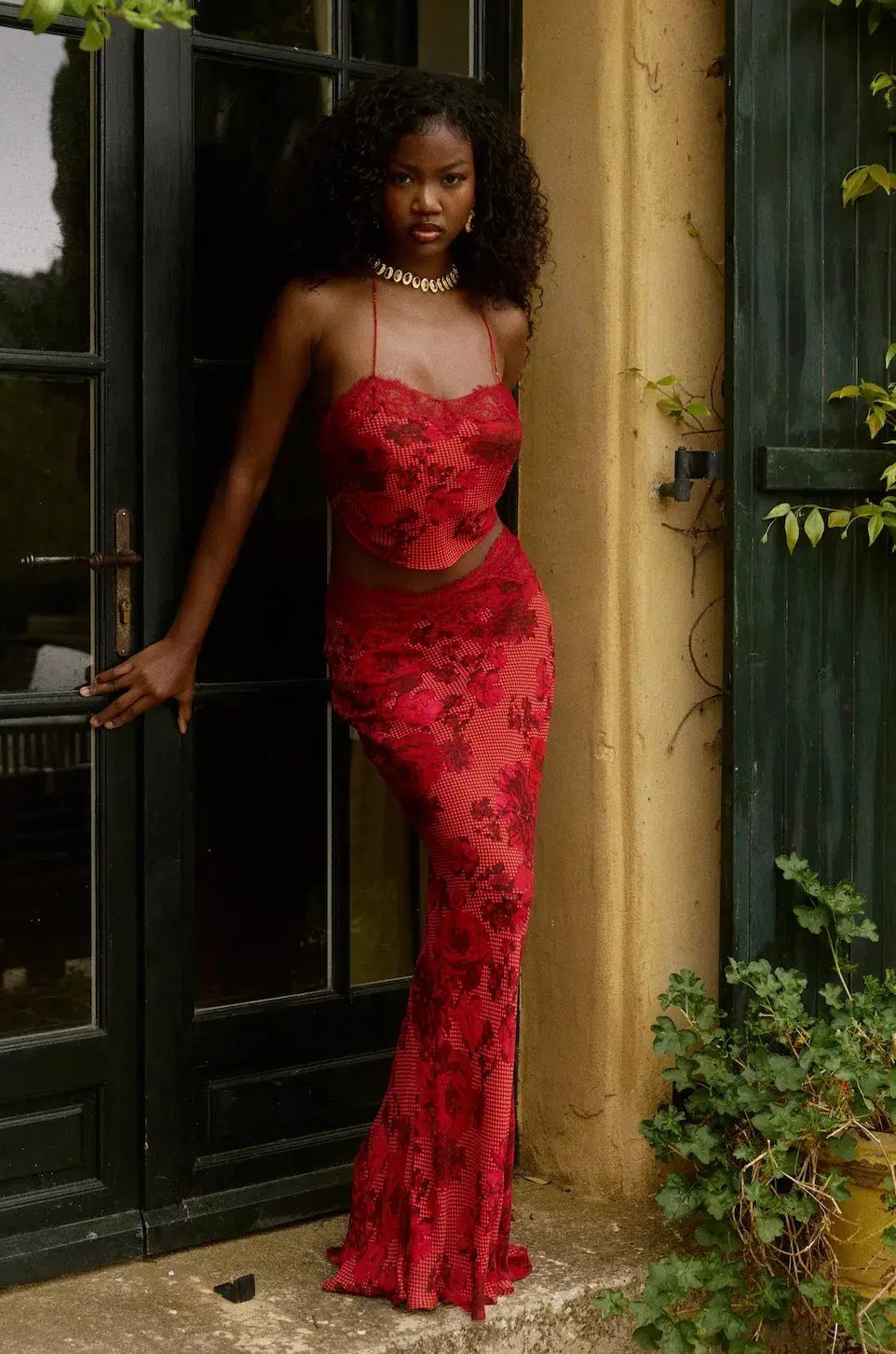 BYDEE FLEURIE MAXI SKIRT & AURELIE TOP IN ROSÉ. SIZE XS / AU 6-8 photo 11