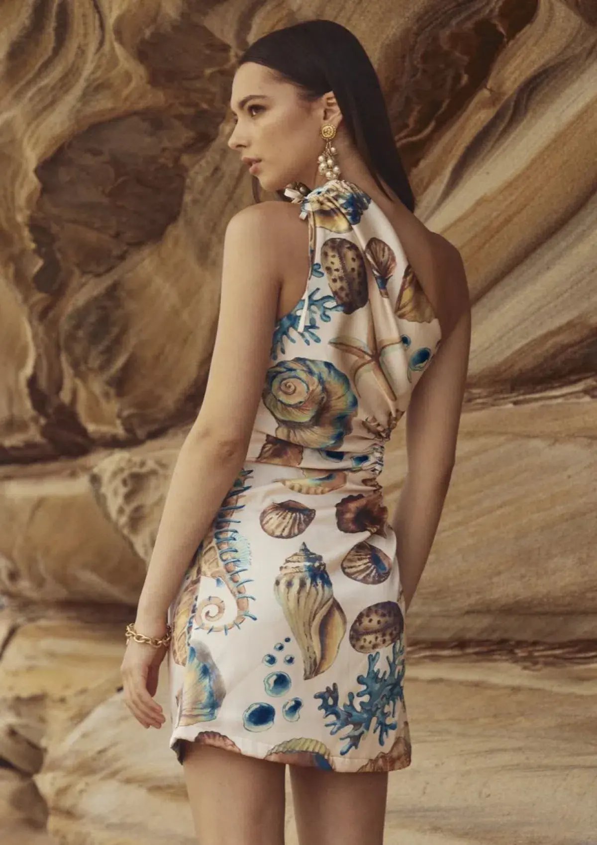 Sonya Moda Nour Mini Dress in Seashell Size 8 photo 5