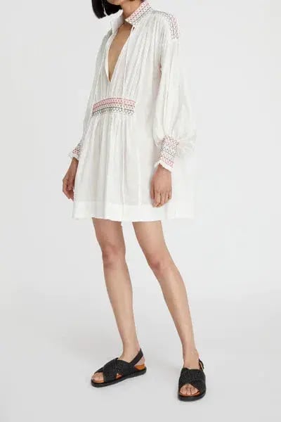 Lee Mathews Blossom Mini Dress White Size AU 8 photo 2