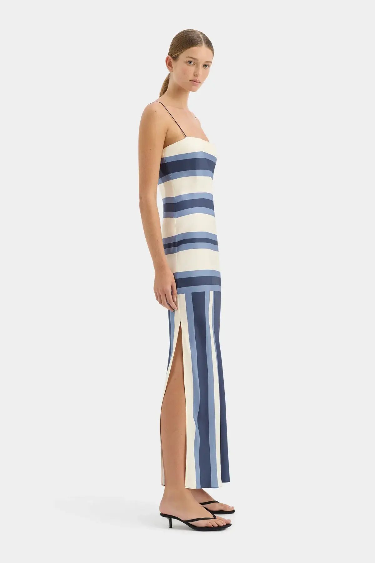 Sir the Label Dazed Slip Dress Studio Print Size 10 photo 4