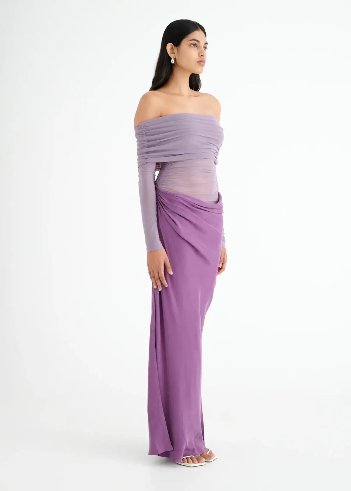 Benni Yasmin Maxi Dress Purple Size AU 8 photo 2