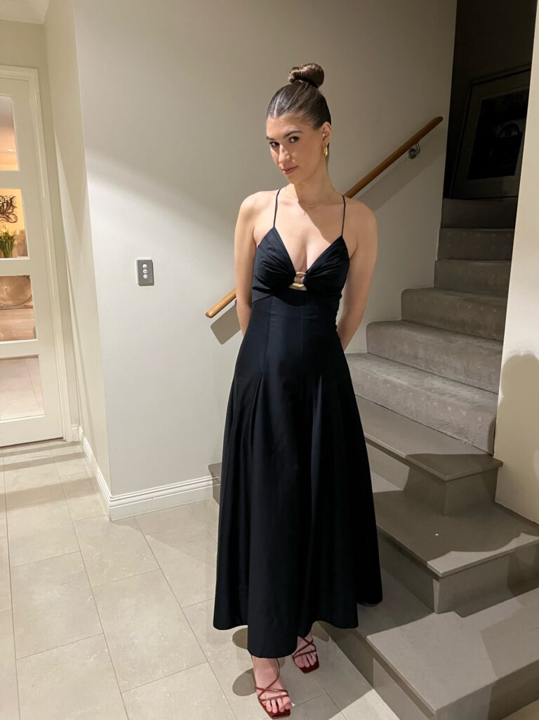 Aje Solstice Strappy Ring Midi Dress photo 5