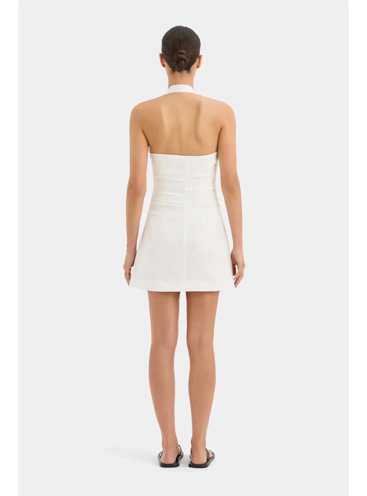Sir The Label Noemi Halter Mini Dress Ivory Size 2 / AU 10 photo 3