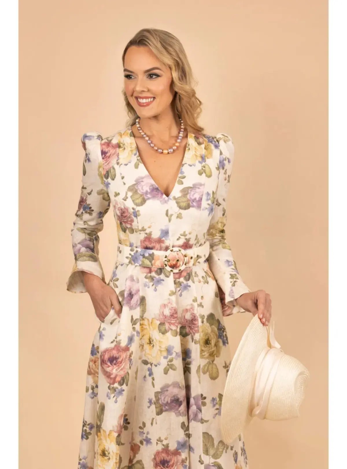 Zimmermann Luminosity Midi Dress Multi Floral Print Size 0P / AU 6 photo 3