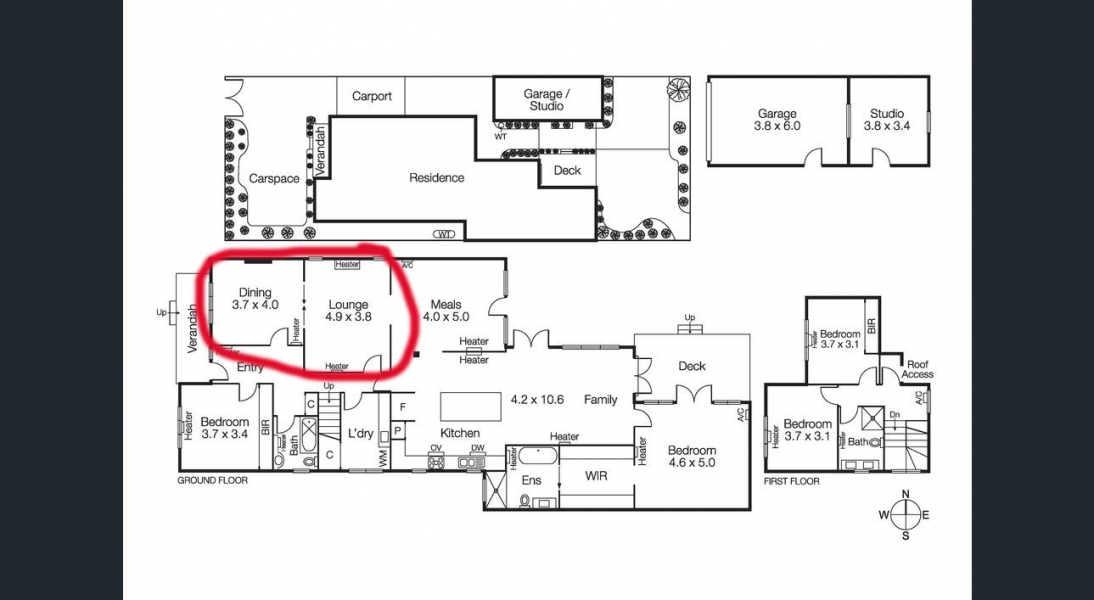 2 interconnecting rooms for office/studio space photo 3