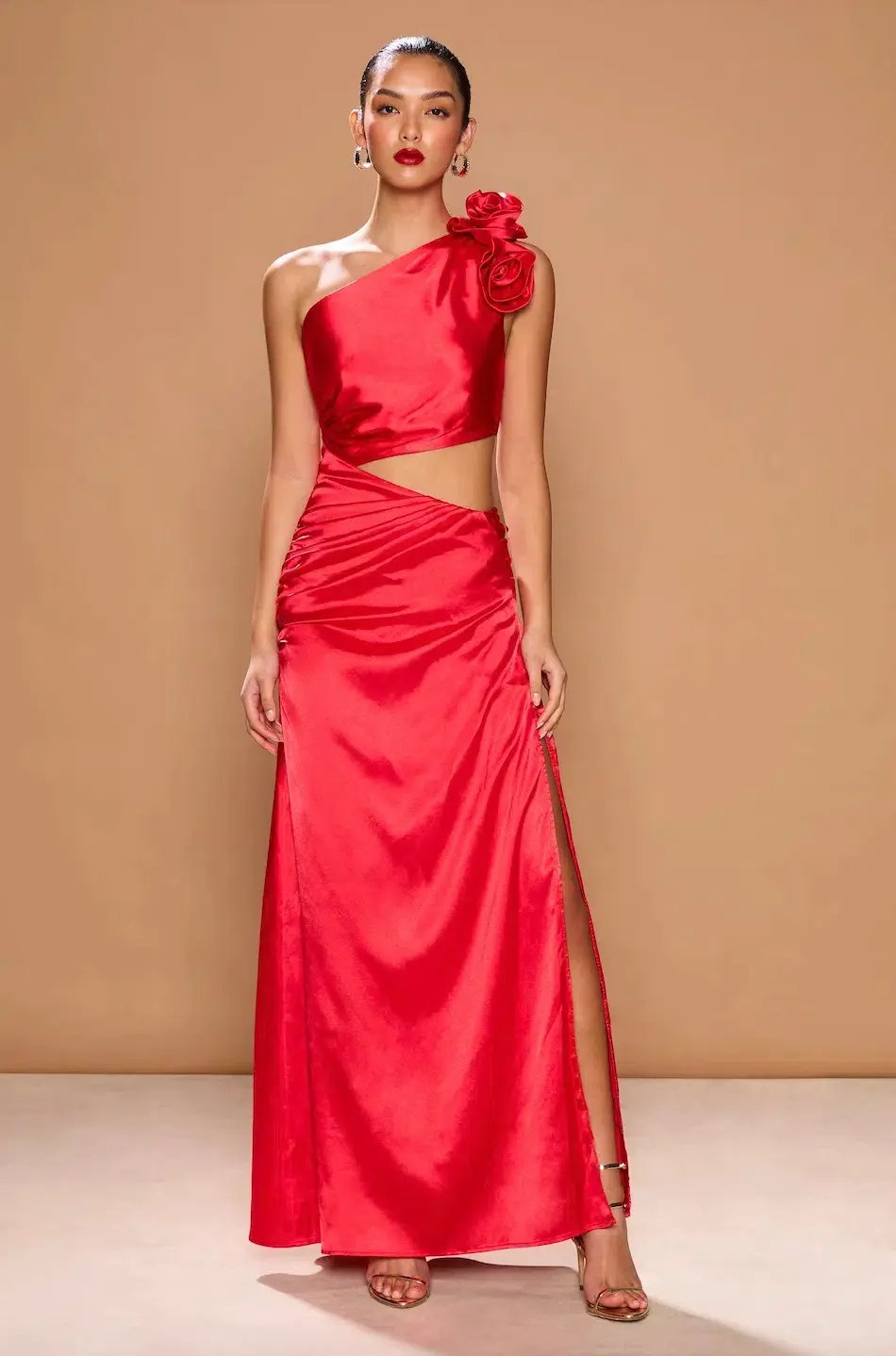 Sonya Moda Ravello Maxi Dress Red Size 8 photo 4