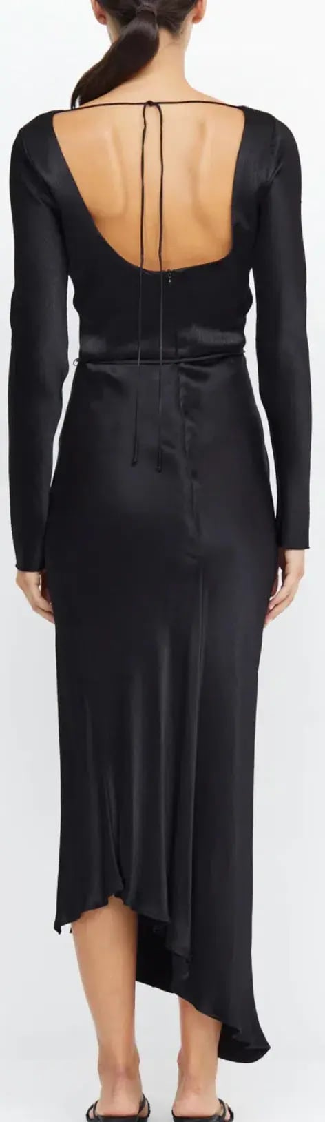 Bec & Bridge Moon Dance Long Sleeve Maxi Dress in Black Size S / AU 8 photo 2