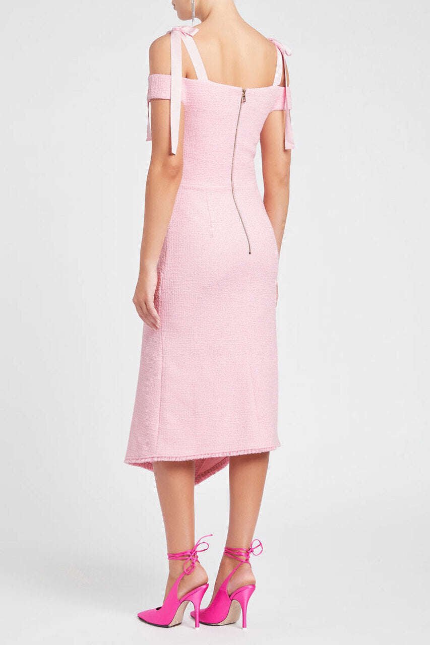 Garance Midi Dress in Pink photo 2
