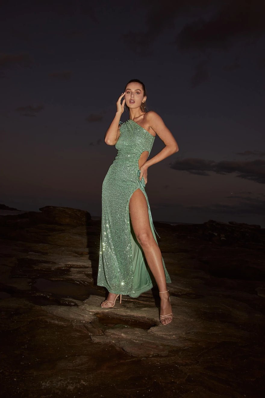Sonya Nour Maxi - Sequin Mint photo 2