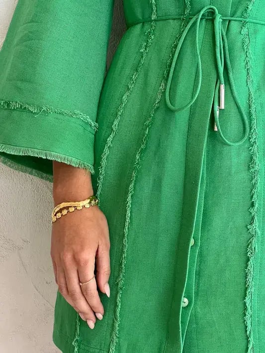 Significant Other Aleksandra Mini Dress in Sea Green Size 12 photo 3