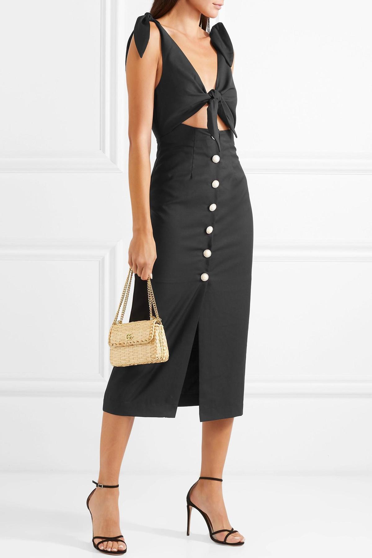Alice Mcall Nara Dress Black Size 6 photo 2