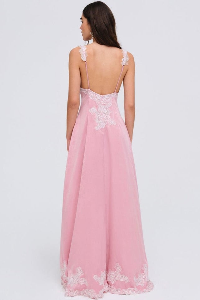 FOR LOVE & LEMONS CLEMENCE MAXI DRESS - PINK photo 4
