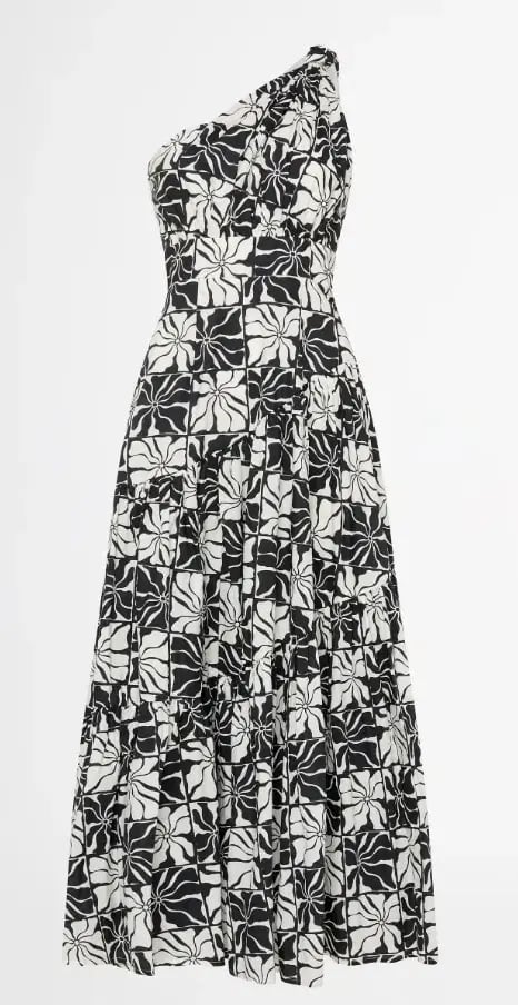 Sheike Magnolia Maxi Dress Black/White Size 10 / M photo 4
