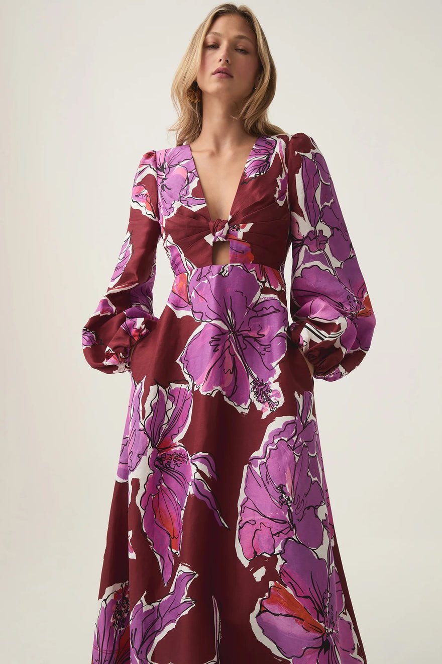 Aje Inflorescence Midi Dress photo 3