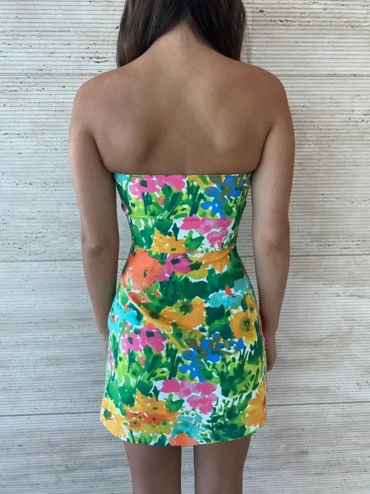 With Jean Lala Mini Dress in Splice Floral Size XS / AU 6 photo 4