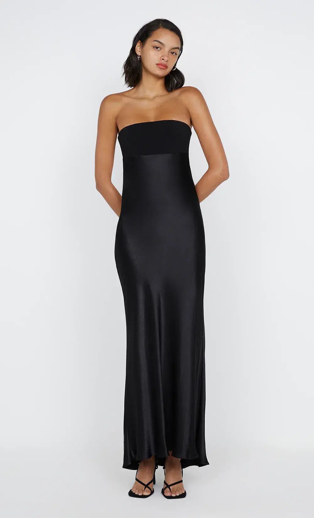 Bec & Bridge Zari Strapless Maxi Dress Black Size 10 photo 5