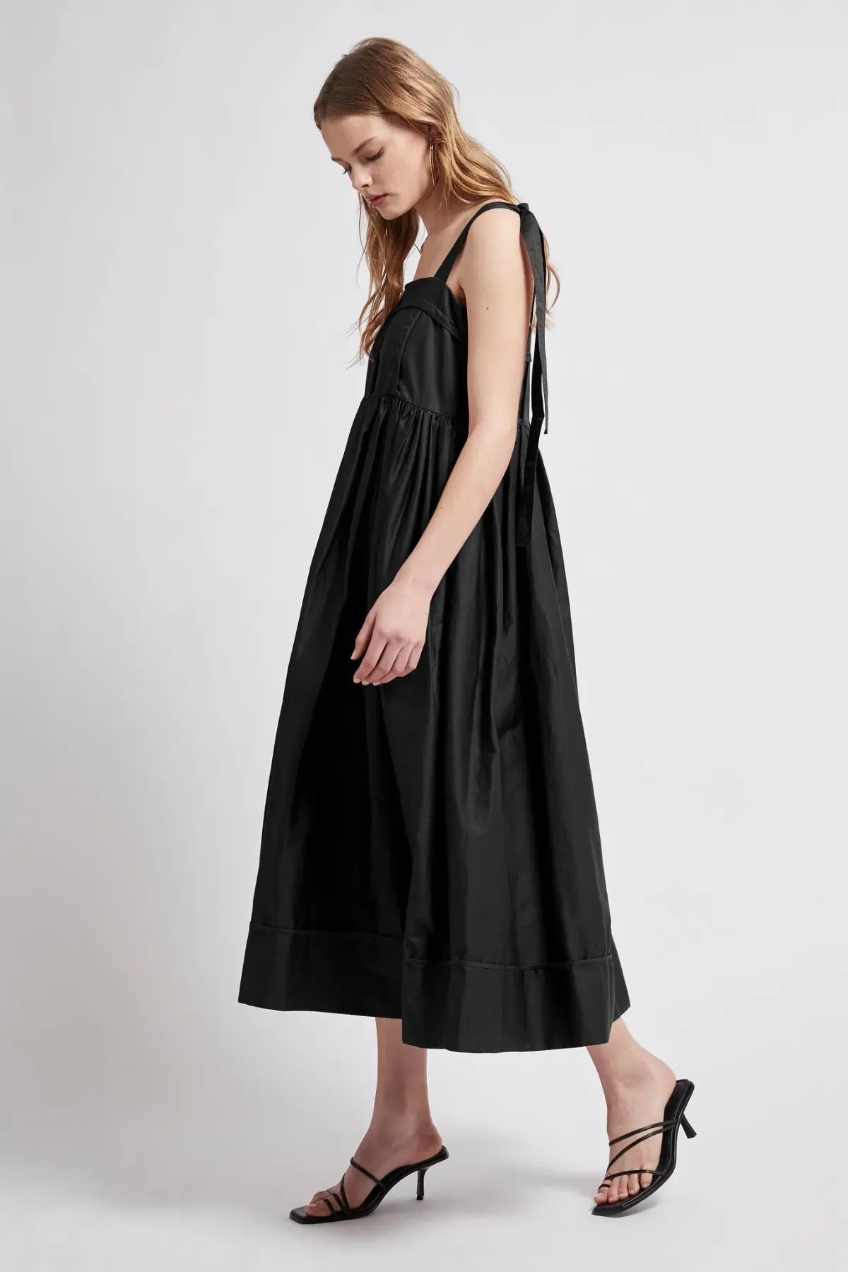 Aje Savoy Midi Dress in Black Size 6 photo 4