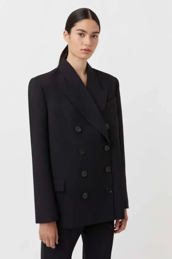 Camilla & Marc Marta Two-Piece Suit Black Size 8 photo 2