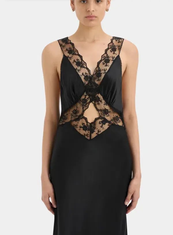 Sir the Label Aries Cut Out Gown Black Size 0 / 6 photo 3