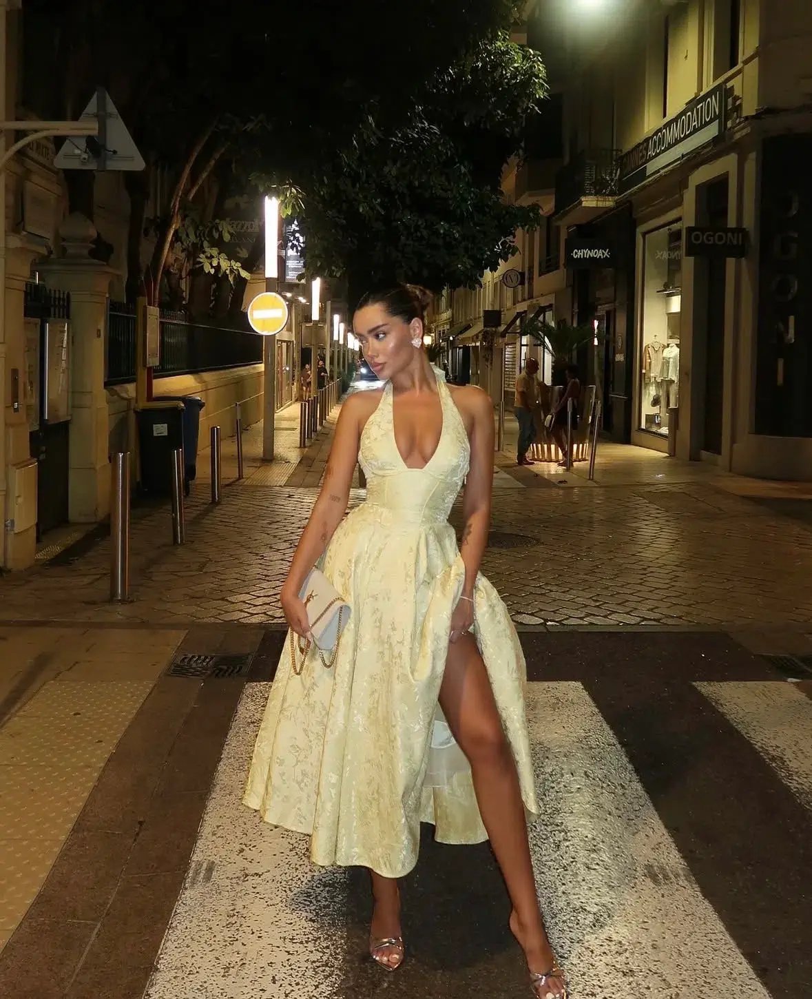 Babyboo Effie Midi Dress in Lemon photo 4