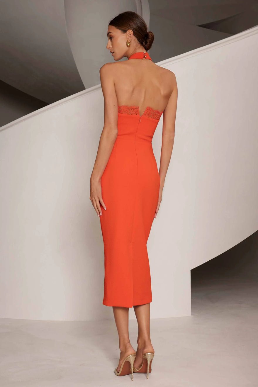 Elle Zeitoune Madeline Dress - Tangerine photo 2