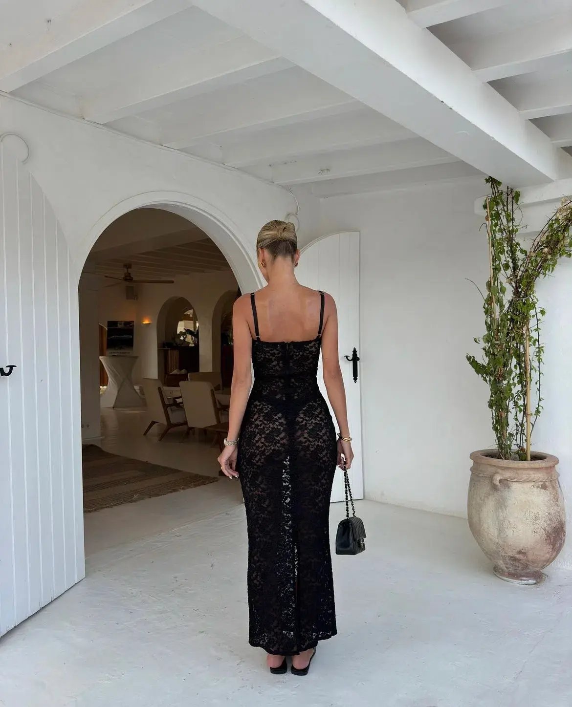 Arcina Ori Margot Maxi Dress In Black Size 10 photo 2