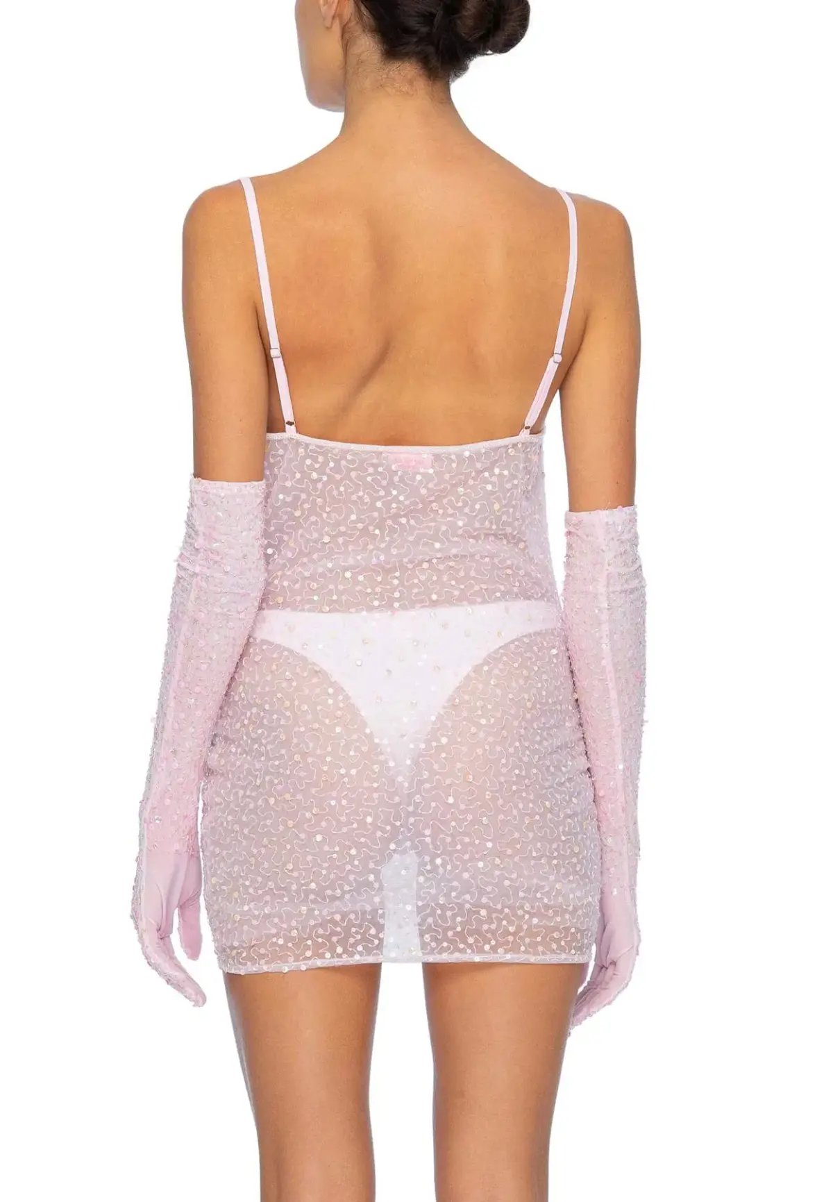 Dyspnea Ms Slinky Mini Dress Pussy Pink Size XS/Au 8 photo 2