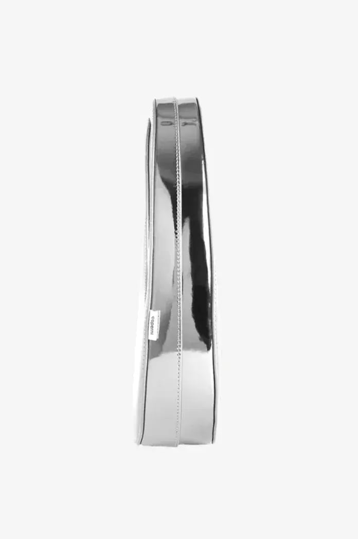 Coperni Silver Swipe Mini Leather Shoulder Bag photo 4