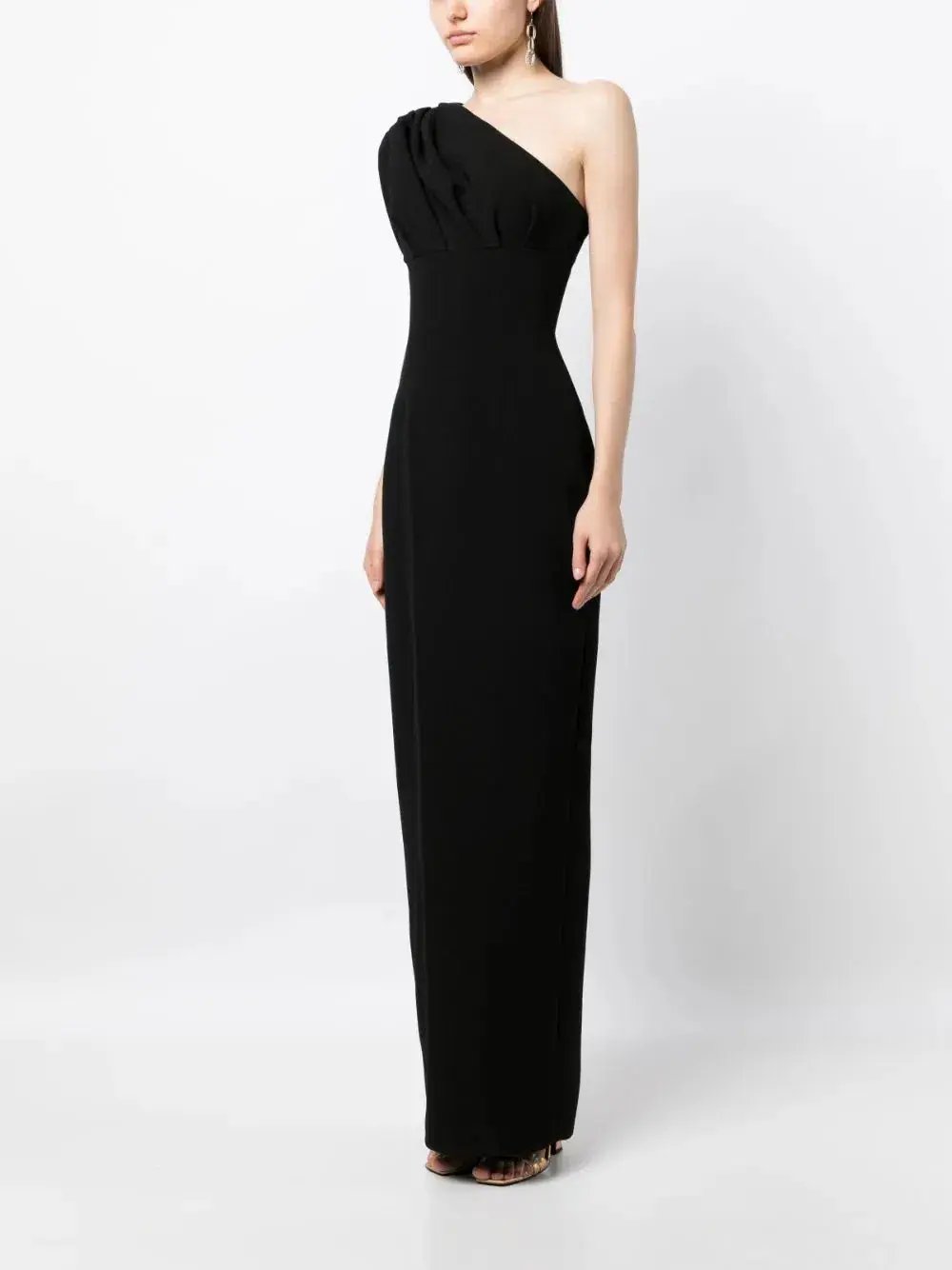 Rachel Gilbert Winnie Gown in Black Size 14 photo 2