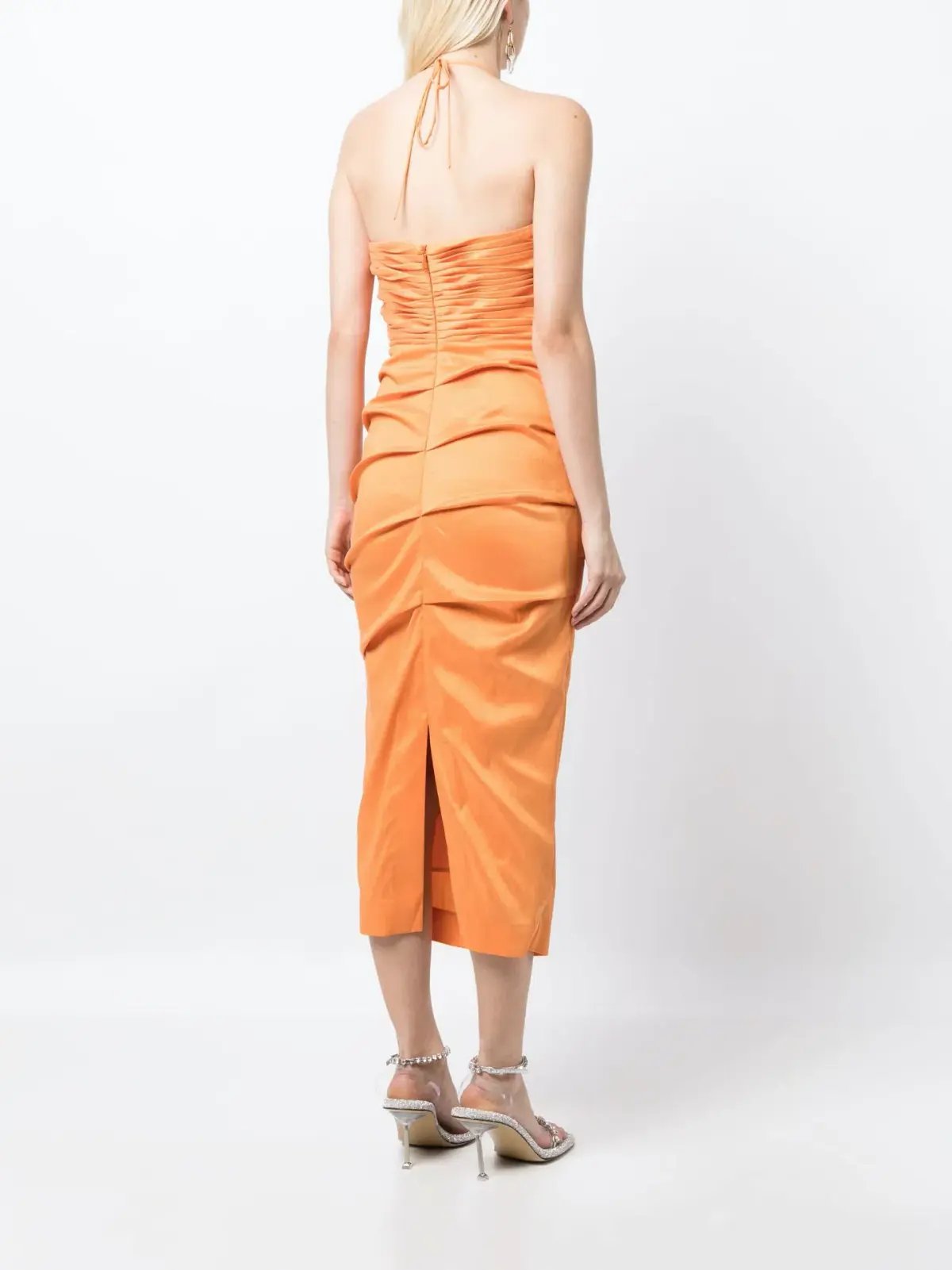 Rachel Gilbert Ayla Midi Dress Orange Size 0 / AU 6 photo 3