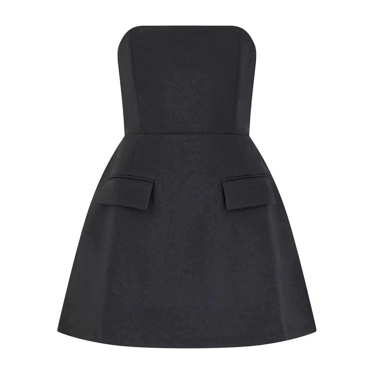 Odd Muse Ultimate Strapless Mini Dress Black  Size 6 photo 5