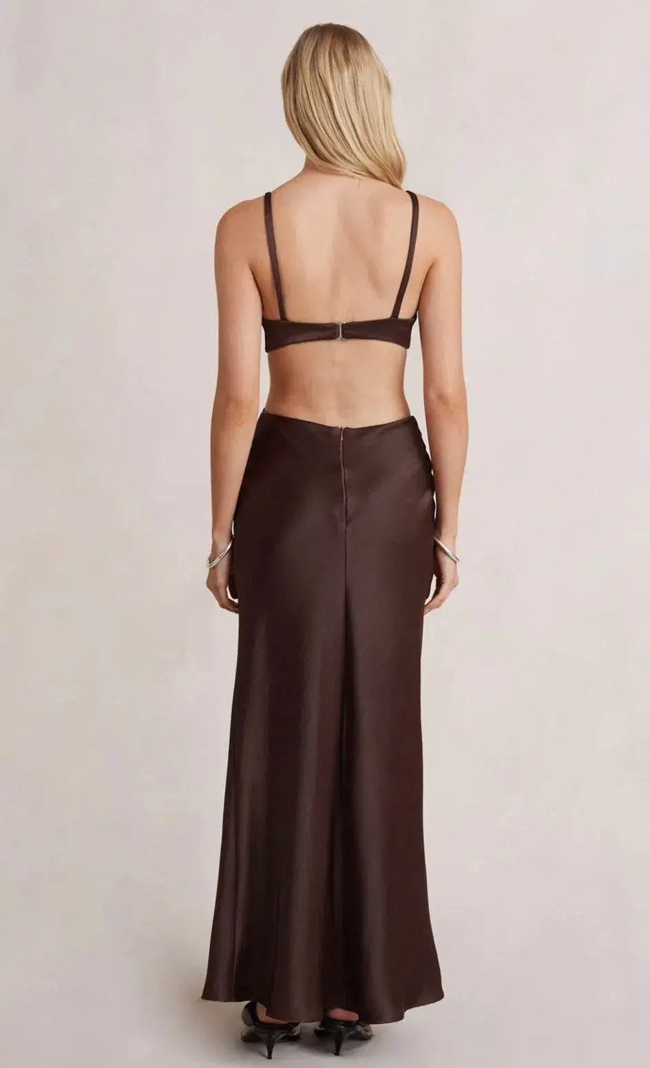 Bec & Bridge Felix Maxi Dress Brown Size 6 photo 2