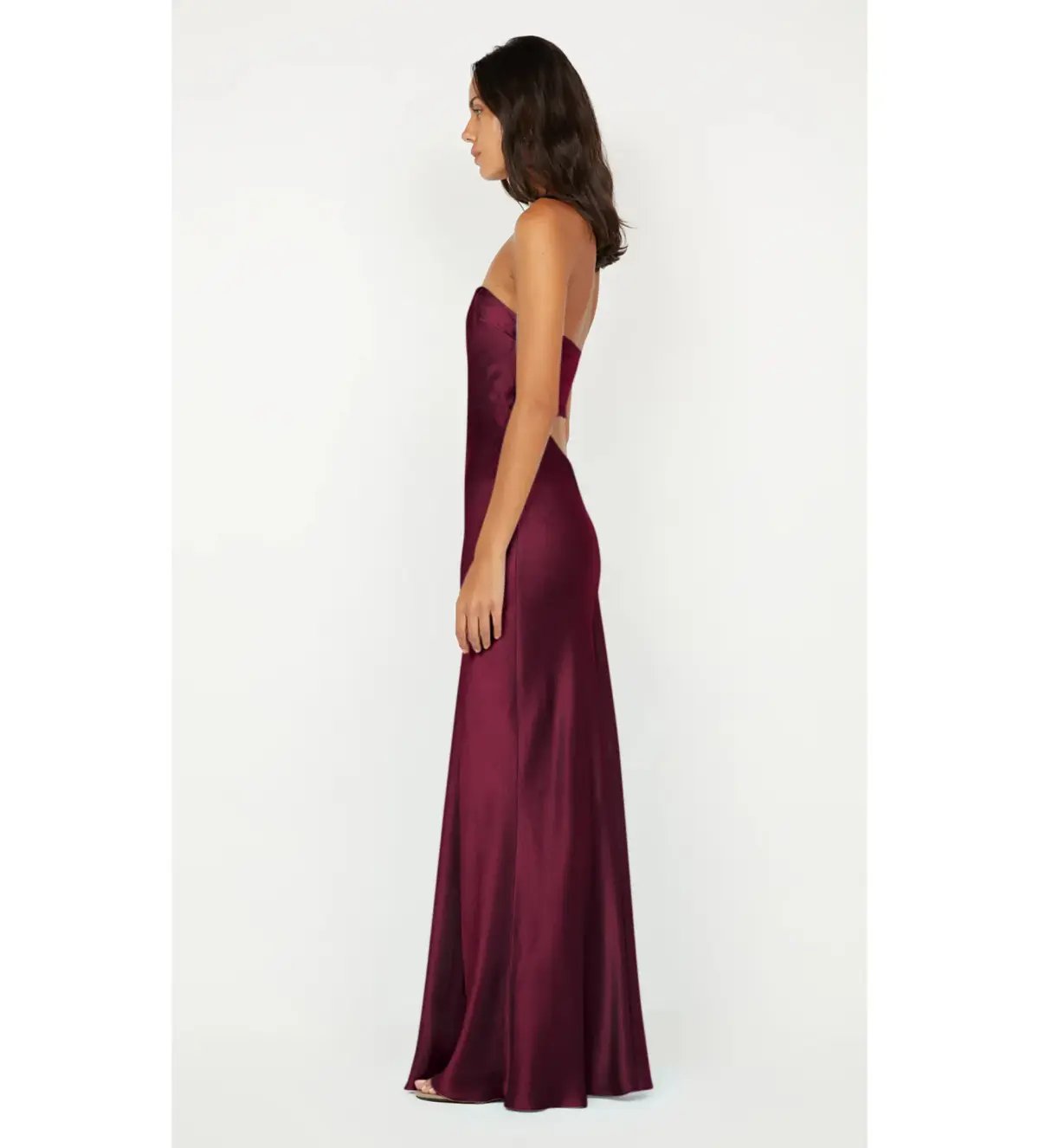Bec and Bridge Cinder Strapless Maxi Dress in Plum Size S / AU 8 photo 3